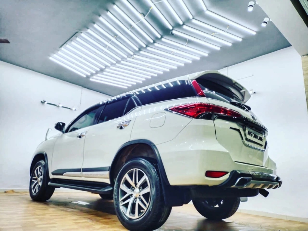 A1 Car Detailing Studio Under Inspection Lights