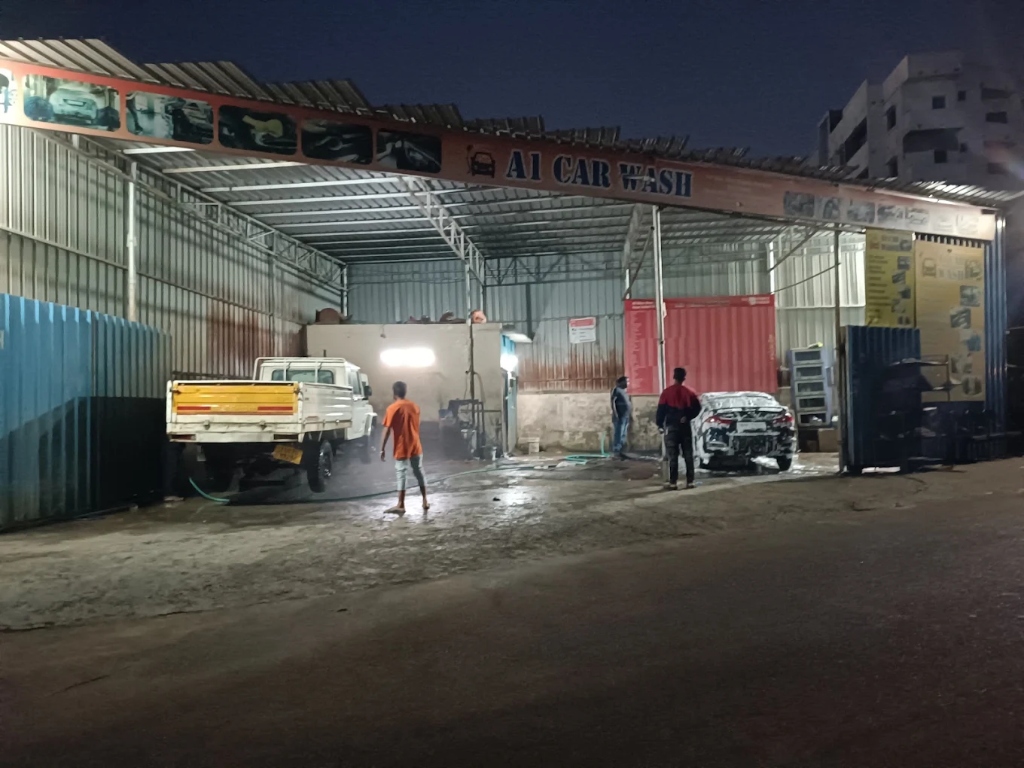 Dedicated Two-Wheeler Wash Bay