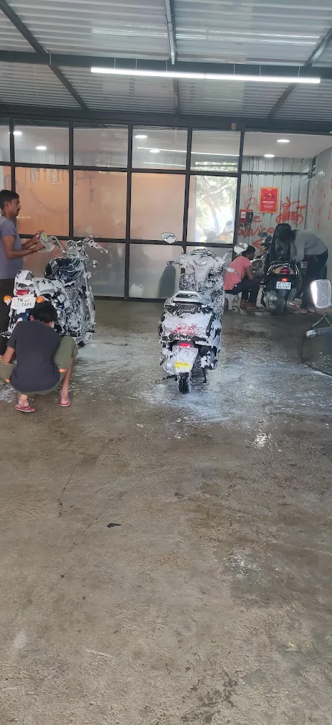 Royal Enfield & Scooters Active Foam Wash Bay at A1 Car Wash