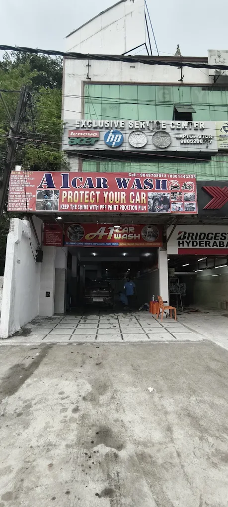 A1 Car Wash Studio Front & Detailing Center in Hyderabad