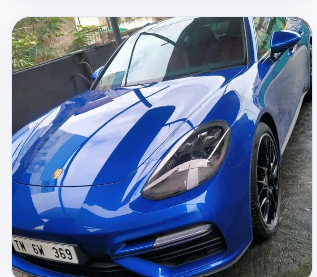 Blue Porsche Cayman High-Gloss Teflon Coating at A1 Car Wash