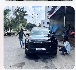 Tata Nexon Black Teflon Protective Coating at A1 Car Wash