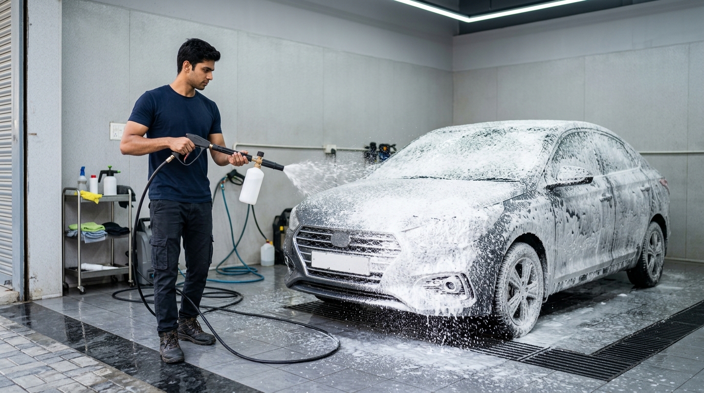 Express Body Wash at A1 Car Wash Hyderabad