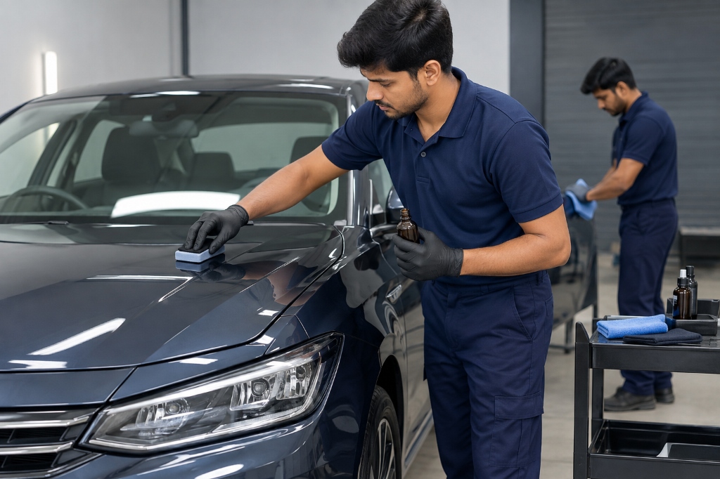 Teflon Coating Package at A1 Car Wash Hyderabad